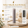 Deluxe Homeart LED Kerze mit Timerfunktion Grau