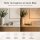 Deluxe Homeart LED Kerze mit Timerfunktion Grau Großes Teelicht