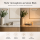 Deluxe Homeart LED Kerze mit Timerfunktion Grau Großes Teelicht