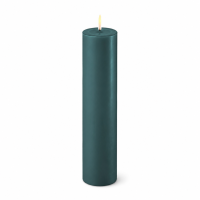 Deluxe Homeart LED Kerze mit Timerfunktion Jade Grün