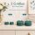 Deluxe Homeart LED Kerze mit Timerfunktion Jade Grün Großes Teelicht