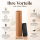 Deluxe Homeart LED Kerze mit Timerfunktion Karamell Braun