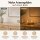 Deluxe Homeart LED Kerze mit Timerfunktion Karamell Braun Großes Teelicht
