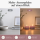 Deluxe Homeart LED Kerze mit Timerfunktion Light Purple Großes Teelicht