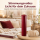 Deluxe Homeart LED Kerze mit Timerfunktion Bordeaux