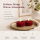 Deluxe Homeart LED Kerze mit Timerfunktion Bordeaux Großes Teelicht