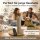 Deluxe Homeart LED Kerze mit Timerfunktion Sand