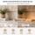 Deluxe Homeart LED Kerze mit Timerfunktion Weiß Großes Teelicht