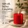 Deluxe Homeart LED Kerze mit Timerfunktion Rot