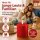 Deluxe Homeart LED Kerze mit Timerfunktion Rot
