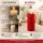 Deluxe Homeart LED Kerze mit Timerfunktion Rot