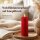 Deluxe Homeart LED Kerze mit Timerfunktion Rot