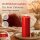 Deluxe Homeart LED Kerze mit Timerfunktion Rot