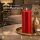 Deluxe Homeart LED Kerze mit Timerfunktion Rot