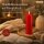 Deluxe Homeart LED Kerze mit Timerfunktion Rot