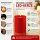 Deluxe Homeart LED Kerze mit Timerfunktion Rot