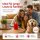 Deluxe Homeart LED Kerze mit Timerfunktion Rot
