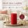 Deluxe Homeart LED Kerze mit Timerfunktion Rot