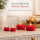 Deluxe Homeart LED Kerze mit Timerfunktion Rot Teelicht