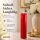Deluxe Homeart LED Kerze mit Timerfunktion Rot