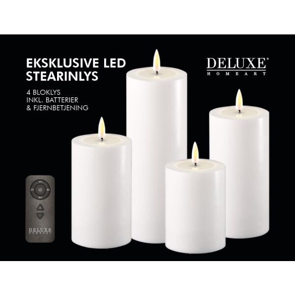 Deluxe Homeart LED Geschenkbox Set Weiß