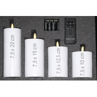 Deluxe Homeart LED Geschenkbox Set Weiß