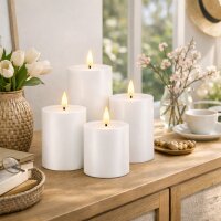 Deluxe Homeart LED Geschenkbox Set Weiß