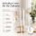 Deluxe Homeart LED Stabkerze 2er Set Weiß