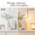Deluxe Homeart LED Stabkerze 2er Set Weiß