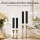 Deluxe Homeart LED Stabkerze 2er Set Schwarz