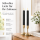 Deluxe Homeart LED Stabkerze 2er Set Schwarz