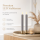 Deluxe Homeart LED Stabkerzen 2er Grau