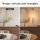 Deluxe Homeart LED Stabkerze 2er Set Grau
