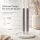 Deluxe Homeart LED Stabkerze 2er Set Grau