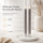Deluxe Homeart LED Stabkerze 2er Set Grau