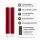 Deluxe Homeart LED Stabkerze 2er Set Bordeaux