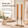 Deluxe Homeart LED Stabkerzen 2er Set Karamellbraun
