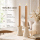 Deluxe Homeart LED Stabkerzen 2er Set Karamellbraun