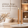 Deluxe Homeart LED Stabkerzen 2er Set Karamellbraun