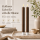 Deluxe Homeart LED Stabkerzen 2er Set Mokka