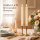 Deluxe Homeart LED Stabkerze 2er Set Creme