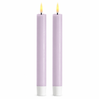 Stabkerzen Hell Lila 2er Set