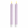 Deluxe Homeart LED Stabkerze 2er Set Hell Lila