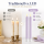 Deluxe Homeart LED Stabkerze 2er Set Hell Lila