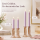 Deluxe Homeart LED Stabkerze 2er Set Hell Lila