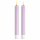 Deluxe Homeart LED Stabkerze 2er Set Hell Lila