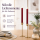 Deluxe Homeart LED Stabkerze 2er Set Burgogne