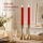 Deluxe Homeart LED Stabkerzen 2er Set Rot