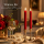 Deluxe Homeart LED Stabkerzen 2er Set Rot
