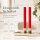 Deluxe Homeart LED Stabkerzen 2er Set Rot
